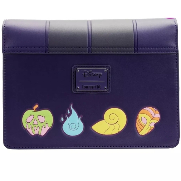 Loungefly Disney Villains in the Dark Crossbody Bag NWT - Picture 4 of 8